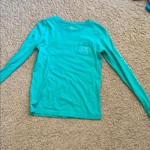 A Vineyard vines longsleeve shirt.